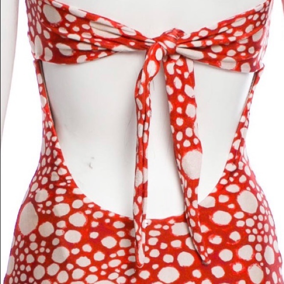 Adriana Degreas red ray fish swimsuit - Picture 4 of 4